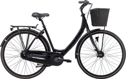 Black Winther 4 Dame 54cm 7g Shimano Nexus fodbremse sandblæst sort